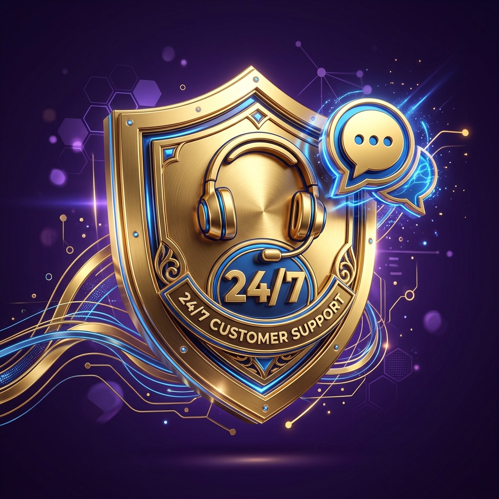 Gold365 24/7 Support Desk Visual Graphic